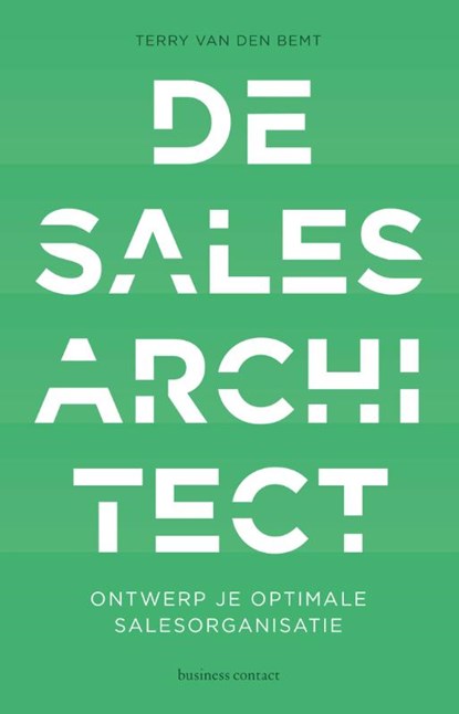 De Sales Architect, Terry van den Bemt - Paperback - 9789047013594