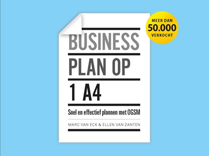 Businessplan op 1 A4, Marc van Eck ; Ellen Leenhouts - Gebonden - 9789047019039