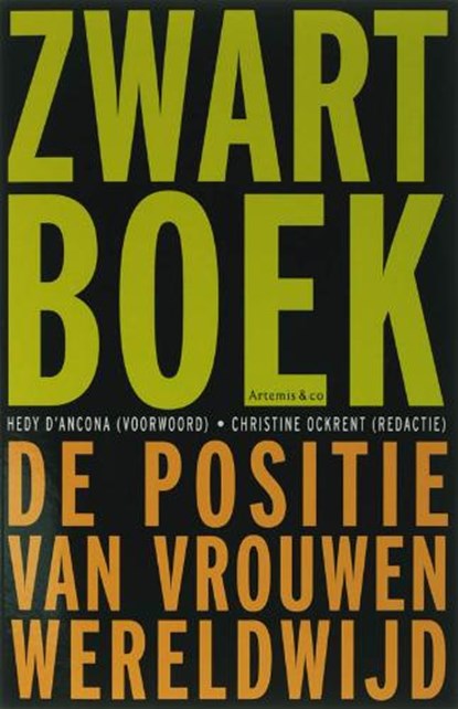 Zwartboek - de positie van vrouwen wereldwijd, OCKRENT, Christine [red.] & ANCONA, Hedy - Paperback - 9789047200031