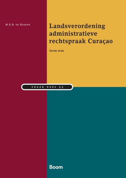 Landsverordening administratieve rechtspraak Curaçao, M.E.B. de Haseth - Paperback - 9789047301974