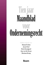 Tien jaar Maandblad voor Ondernemingsrecht -  - 9789047303350