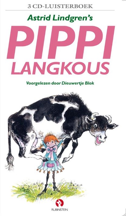 Pippi Langkous, Luisterboek 3 CD's Astrid Lindgren, Astrid Lindgren - AVM - 9789047601647