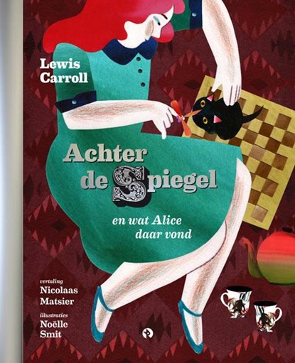 Achter de spiegel en wat Alice daar vond, blinkend boekje, Lewis Caroll, Lewis Caroll - Gebonden - 9789047620389
