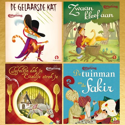 De gelaarsde kat en andere Efteling verhalen, Efteling - Luisterboek MP3 - 9789047641803