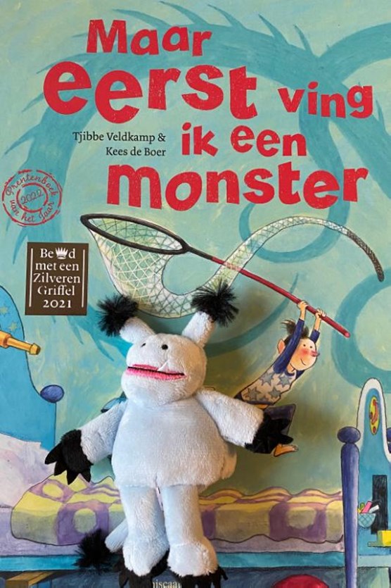 Maar eerst ving ik een monster met vingerpopje