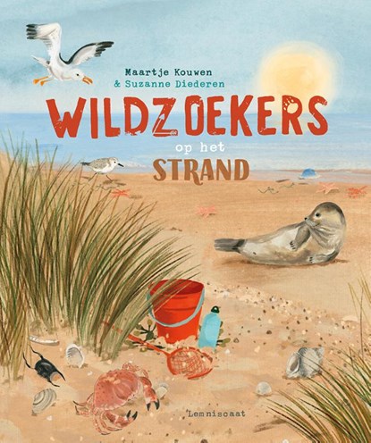 Wildzoekers - Op het strand, Maartje Kouwen - Gebonden - 9789047714569