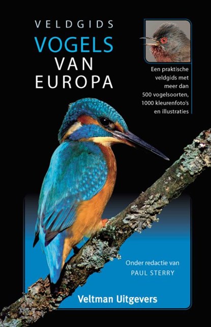 Veldgids vogels van Europa, Paul Sterry ; TextCase - Paperback - 9789048303267