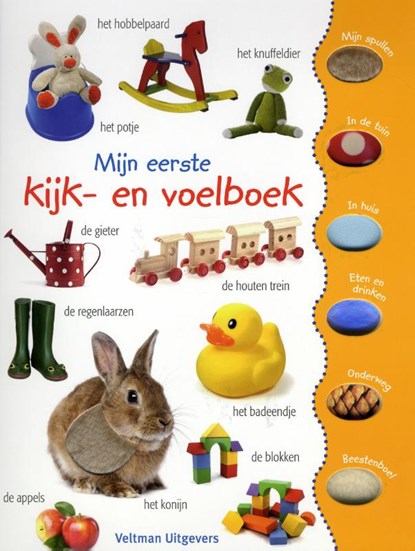 Mijn eerste kijk- en voelboek,  - Gebonden - 9789048309542