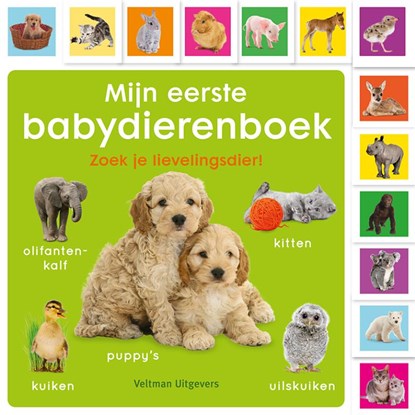 Mijn eerste babydierenboek, Dawn Sirett - Gebonden - 9789048323258