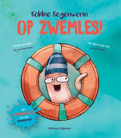 Robbie Regenworm op zwemles!, Arjen Kooreman - Gebonden - 9789048323555