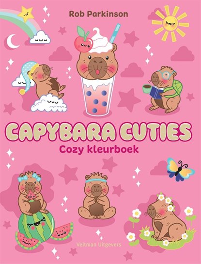Capybara Cuties - Cozy Kleurboek, Rob Parkinson - Paperback - 9789048323968