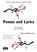 Poems and Lyrics, Jason Wright - Paperback - 9789048439928