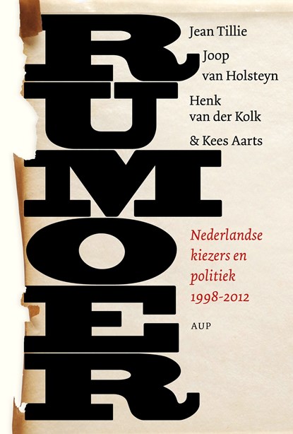 Rumoer, Jean Tillie ; Joop van Holsteyn ; Henk van der Kolk ; Kees Aarts - Ebook - 9789048522613