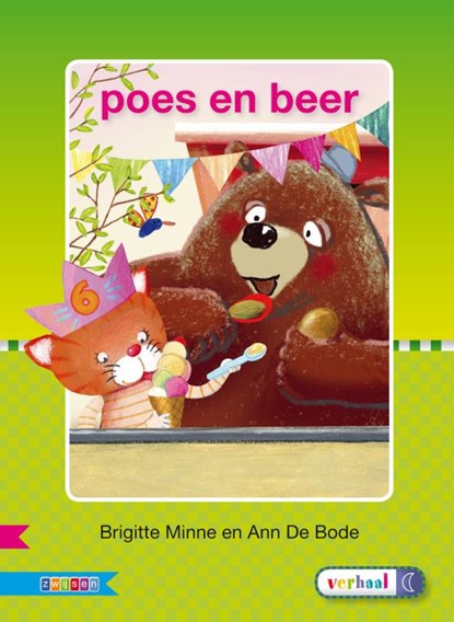 Poes en beer AVI M3, Brigitte Minne - Gebonden - 9789048719334