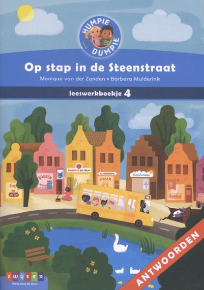Op stap in de Steenstraat Leeswerkboekje 4 Antwoorden, Monique van der Zanden - Gebonden - 9789048729821
