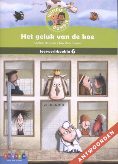 Het geluk van de koe Leeswerkboekje 6 Antwoorden, Stefan Boonen - Gebonden - 9789048729845