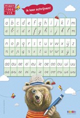 Maan roos vis schrijfposter (10 ex) -  - 9789048730018