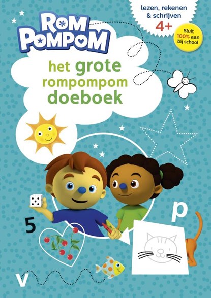 Het grote Rompompom doeboek 4-6 jaar lezen rekenen schrijven, niet bekend - Overig - 9789048735921