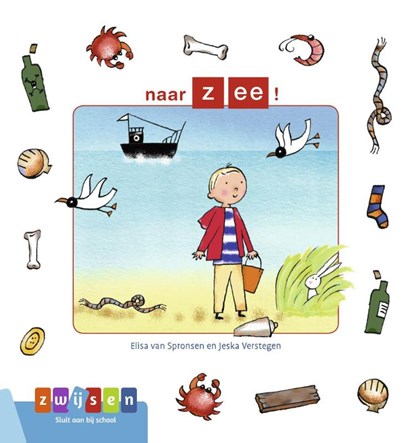 naar zee!, Elisa van Spronsen - Gebonden - 9789048736591