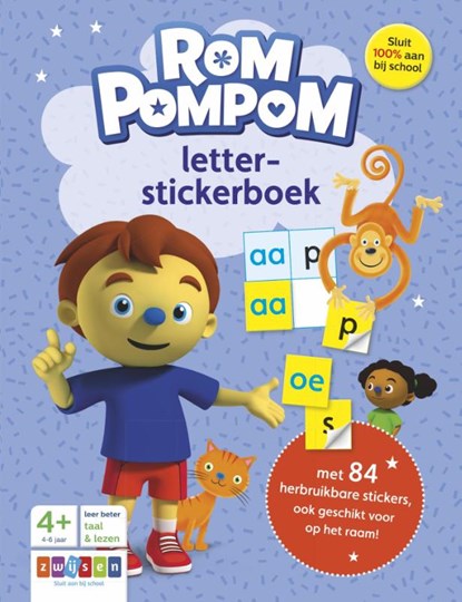 Rompompom letter-stickerboek, niet bekend - Paperback - 9789048736669