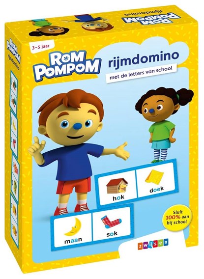 Rompompom Rijmdomino, niet bekend - Gebonden - 9789048741243
