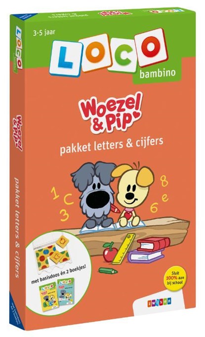 Loco bambino Woezel & Pip pakket letters & cijfers, niet bekend - Paperback - 9789048741557