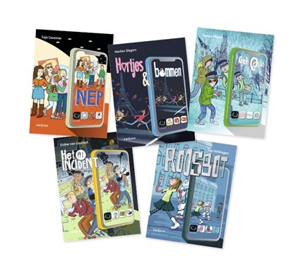 Pakket Lees je digiwijs groep 7-8 (5 titels), niet bekend - Gebonden - 9789048743858