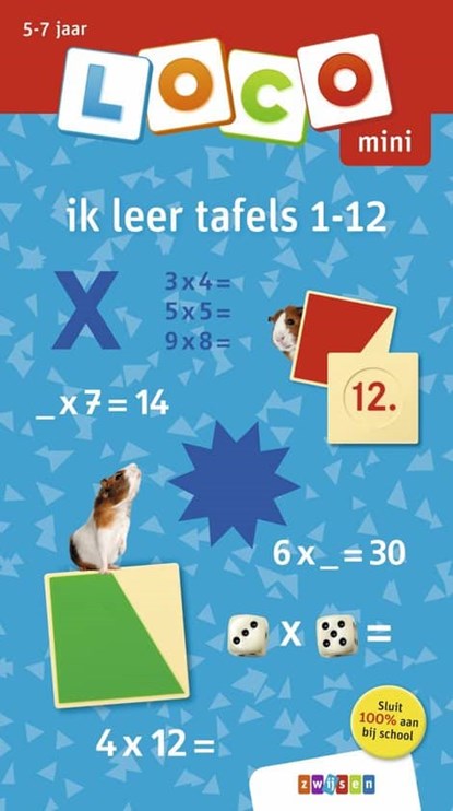 Ik leer tafels 1-12, niet bekend - Paperback - 9789048743902