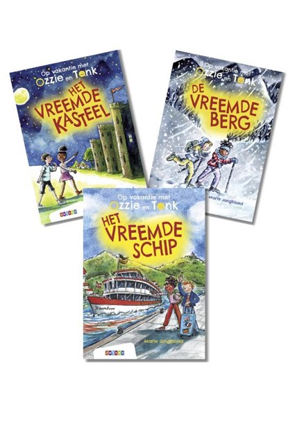 Pakket Op vakantie met Ozzie en Tonk (3 titels), Marte Jongbloed - Gebonden - 9789048750450