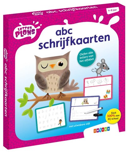 Letterplons abc schrijfkaarten, niet bekend - Gebonden - 9789048753840