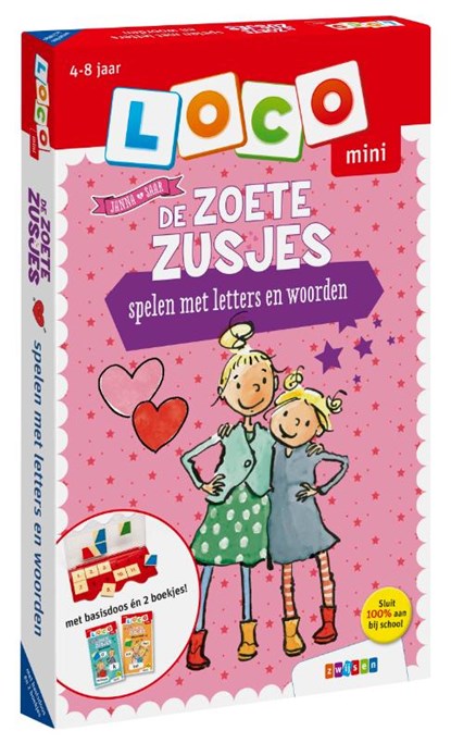Loco mini De Zoete Zusjes spelen met letters en woorden 4-8 jaar, Hanneke de Zoete - Paperback - 9789048755288