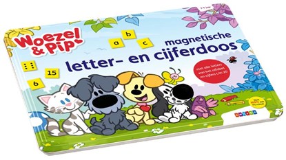 Woezel & Pip magnetische letter- en cijferdoos, niet bekend - Gebonden - 9789048756339