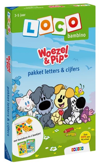Loco bambino Woezel & Pip pakket letters & cijfers, niet bekend - Paperback - 9789048757442