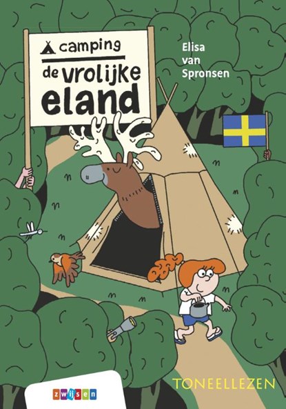 Camping De Vrolijke Eland, Elisa van Spronsen - Gebonden - 9789048758227