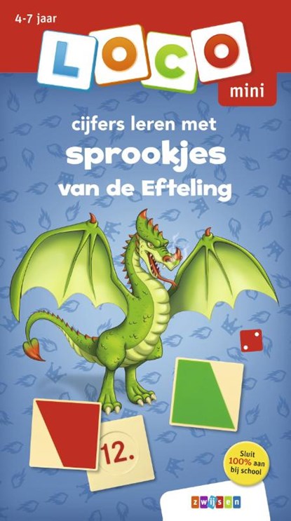 Loco mini cijfers leren met sprookjes van de Efteling, niet bekend - Paperback - 9789048758395