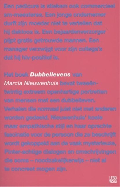 Dubbellevens, Marcia Nieuwenhuis - Paperback - 9789048815111