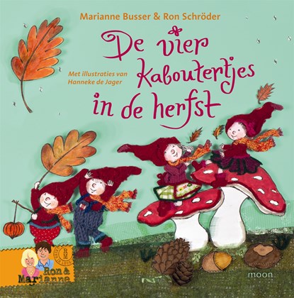 De vier kaboutertjes in de herfst, Marianne Busser ; Ron Schröder - Gebonden - 9789048825752