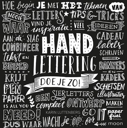 Handlettering doe je zo!, Karin Luttenberg - Ebook - 9789048837380