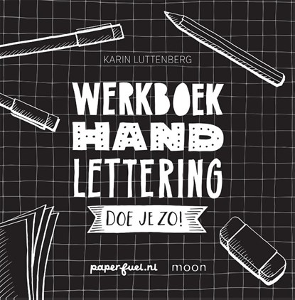Werkboek handlettering doe je zo!, Karin Luttenberg - Paperback - 9789048837700