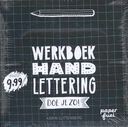 Werkboek Handlettering doe je zo!, Karin Luttenberg - Gebonden - 9789048837939