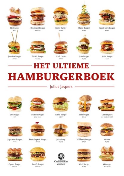 Het ultieme hamburgerboek, Julius Jaspers - Gebonden - 9789048839629