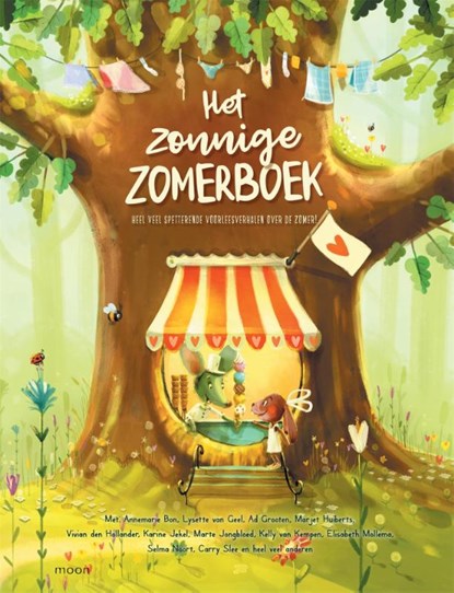 Het zonnige zomerboek, Annemarie Bon ; Jette Schröder ; Pamela Sharon ; Iris Boter ; Marte Jongbloed ; Carry Slee ; Marianne Busser ; Ron Schröder ; Pieter Feller ; Yvon Jaspers ; Erik van Os ; Elle van Lieshout ; Karine Jekel ; Marjet Huiberts ; Ad Grooten ; Vivian den Hollander ; Barbara Jurgens ; Selma Noort ; Lysette  - Gebonden - 9789048856916