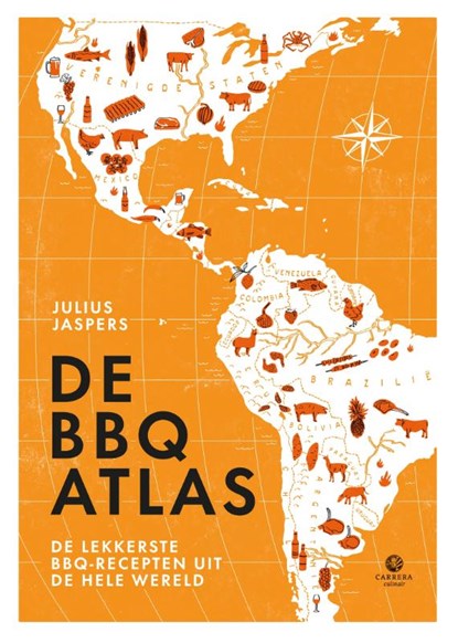 De BBQatlas, Julius Jaspers - Gebonden - 9789048860548