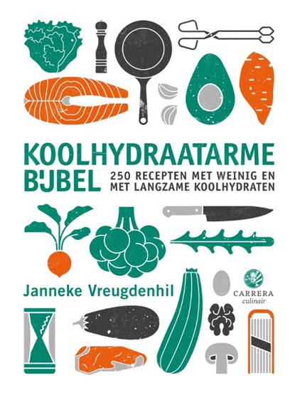 Koolhydraatarme bijbel, Janneke Vreugdenhil - Paperback - 9789048866304