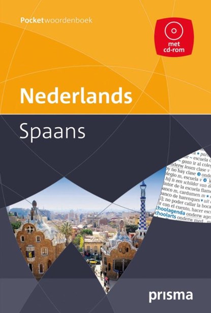 Prisma pocketwoordenboek Nederlands-Spaans + CD-ROM, S.A. Vosters - Paperback - 9789049100803