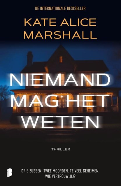 Niemand mag het weten, Kate Alice Marshall - Paperback - 9789049203924