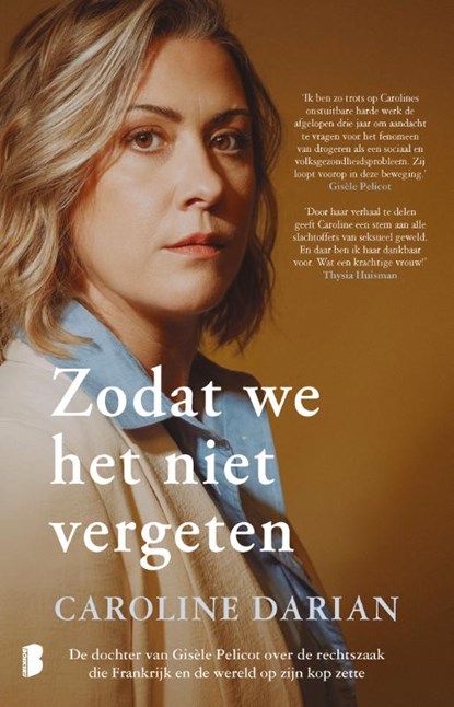 Zodat we het niet vergeten, Caroline Darian - Paperback - 9789049208349