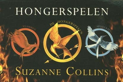 De hongerspelen ; Vlammen ; Spotgaai, Suzanne Collins - Gebonden - 9789049803544