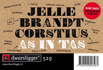 As in tas, Jelle Brandt Corstius ; Marjolijn Heemstra - Paperback - 9789049806583