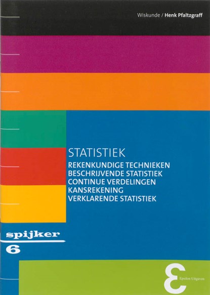 Statistiek, H. Pfaltzgraff - Paperback - 9789050411165